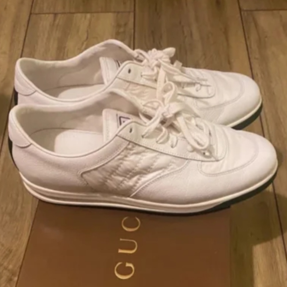 VINTAGE RARE GUCCI 1984 Tennis Classics ( New In Box) 38.5 EU ( US 7.5/8) - Picture 5 of 16